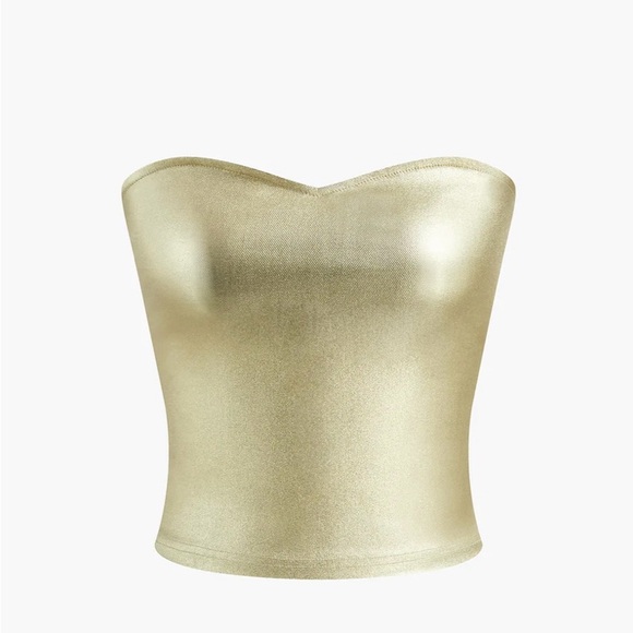 Vintage Strapless Tank Top - Picture 3 of 4